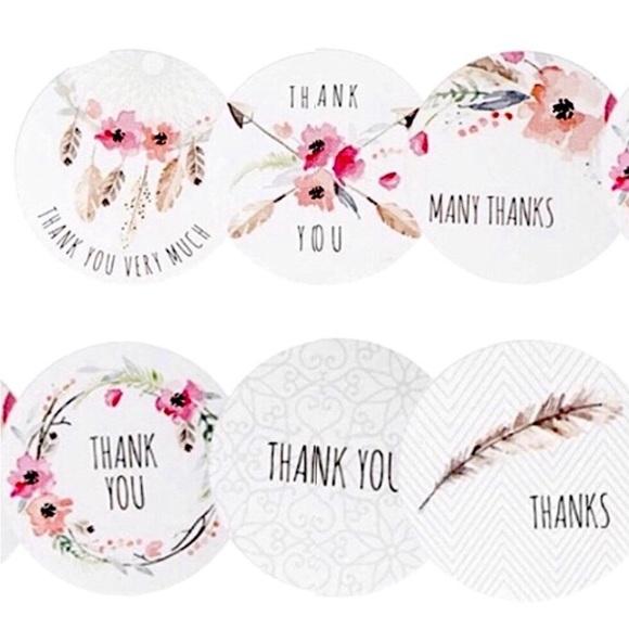 NEW Variety Sticker Set ~ 350 Pcs Poshmark Package "Thank you!" Gift Wrap Supply - Picture 5 of 16